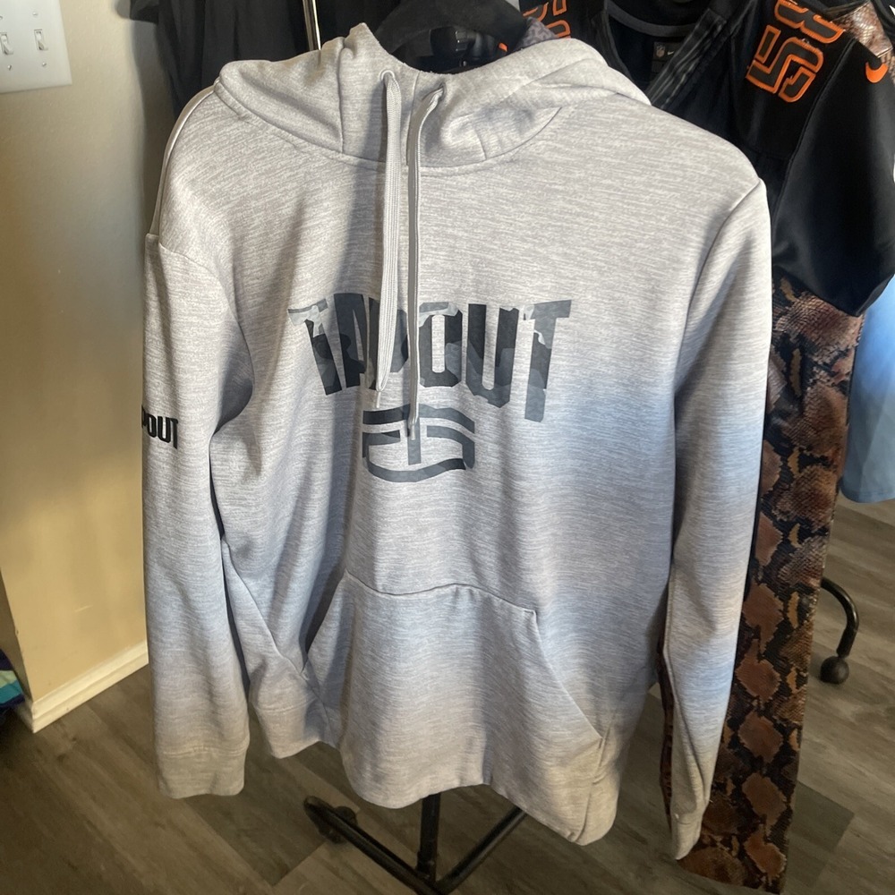 Tapout hoodie size medium Grey